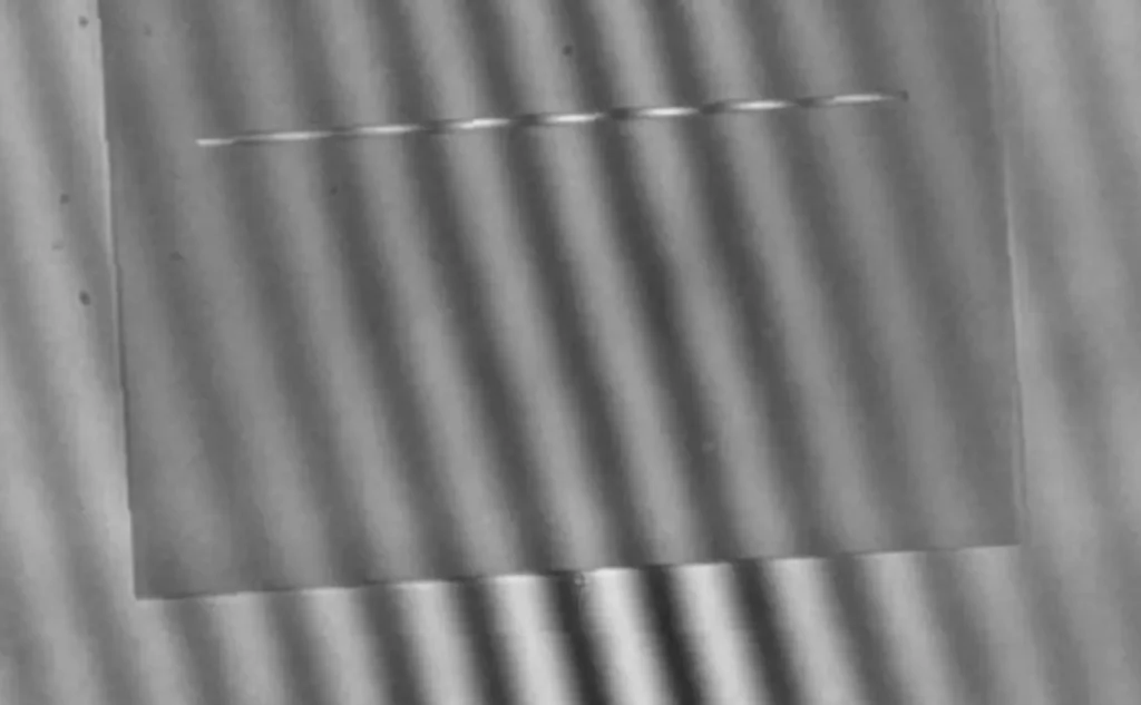 interference pattern for height differences